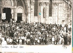 LOURDES 1969 PELERINAGE DES ORANAIS  (1)